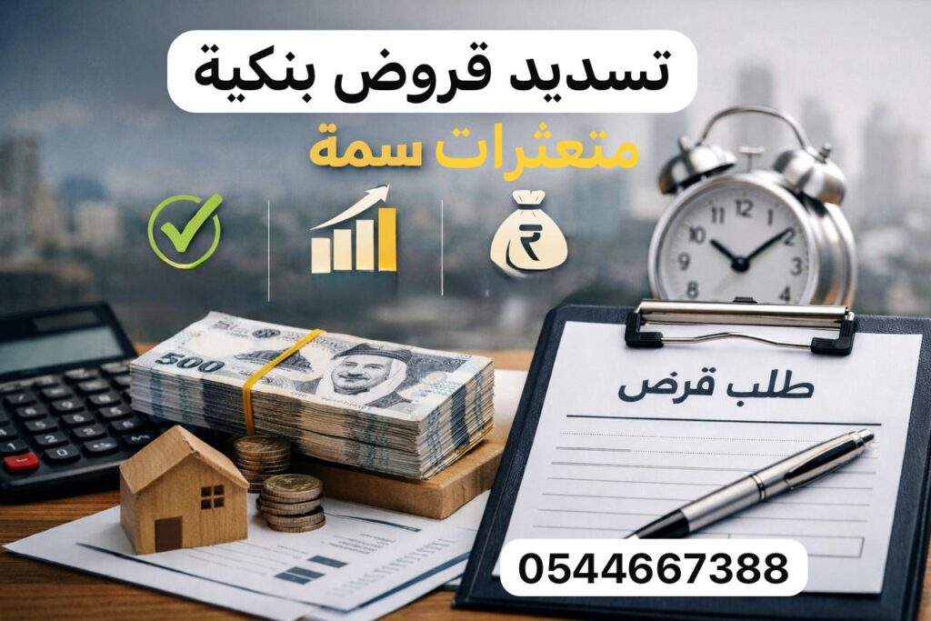 تسديد قروض والمتعثرات واستخراج قرض جديد.